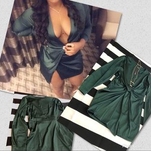 Sexy Satin Mini Dress